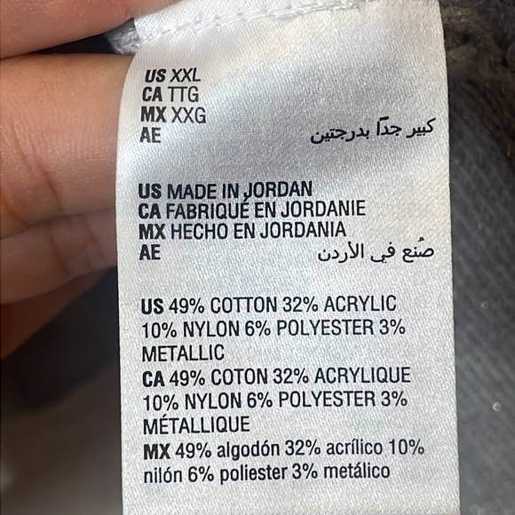 NWT Charter Club Womens Silver Tinsel Longsleeve Stretch Sweater Top XXL PLUS - Picture 4 of 6